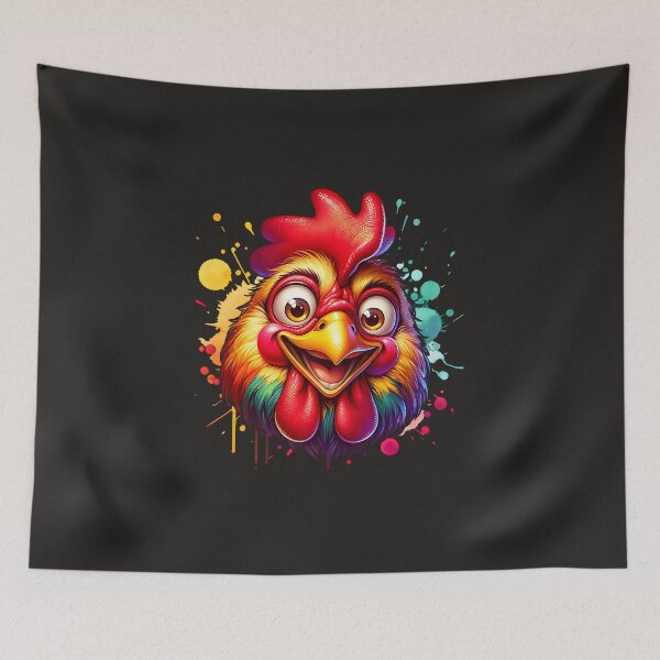 Item preview, Colorful Rooster Graphic designed and sold by AwesomeBeyondLimits.