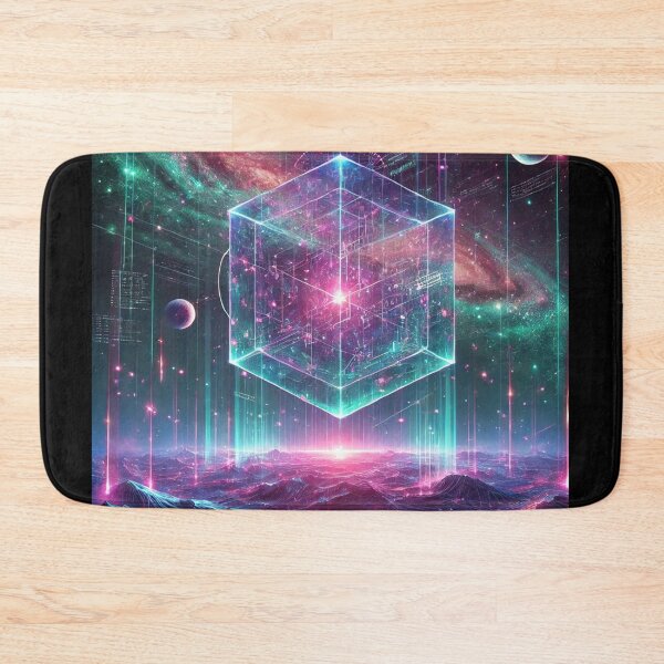 Item preview, Neon Nexus: Cosmic Digital Dreamscape designed and sold by MrTrendyDesigns.