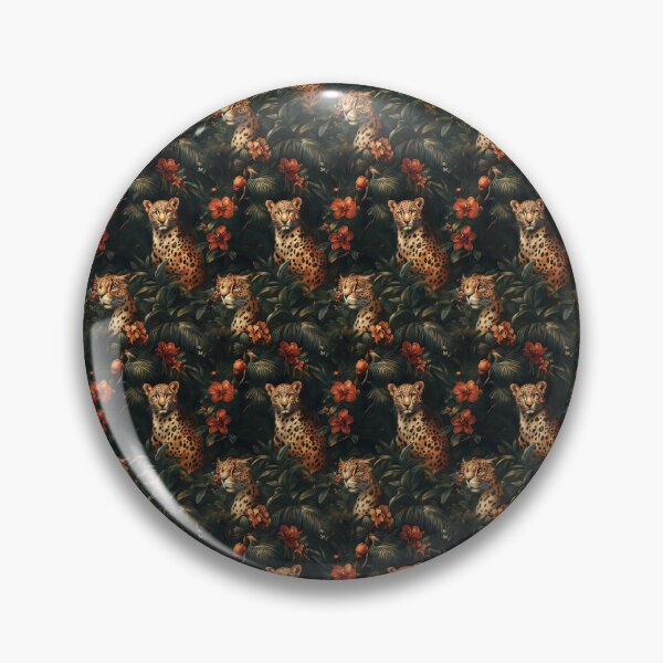 Item preview, Henri Rousseau style exotic animals wallpaper designed and sold by alessionastro.