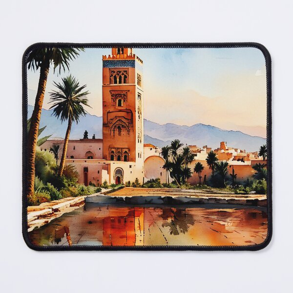 Item preview, Golden Marrakech: A Watercolor Masterpiece of Timeless Beauty designed and sold by ArteeInnovation.