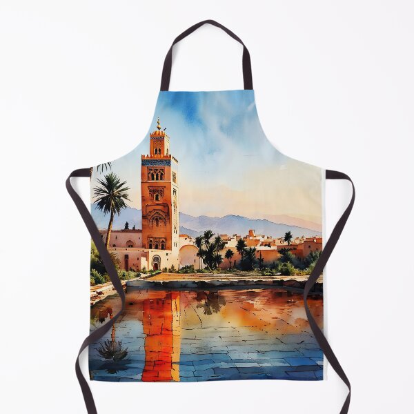 Item preview, Golden Marrakech: A Watercolor Masterpiece of Timeless Beauty designed and sold by ArteeInnovation.