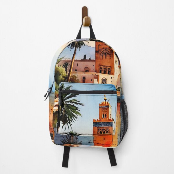 Item preview, Golden Marrakech: A Watercolor Masterpiece of Timeless Beauty designed and sold by ArteeInnovation.