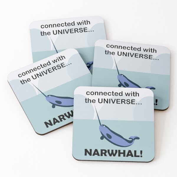 Item preview, Narwhal Connected With The Universe Narwhal designed and sold by Nisha Prabhu.