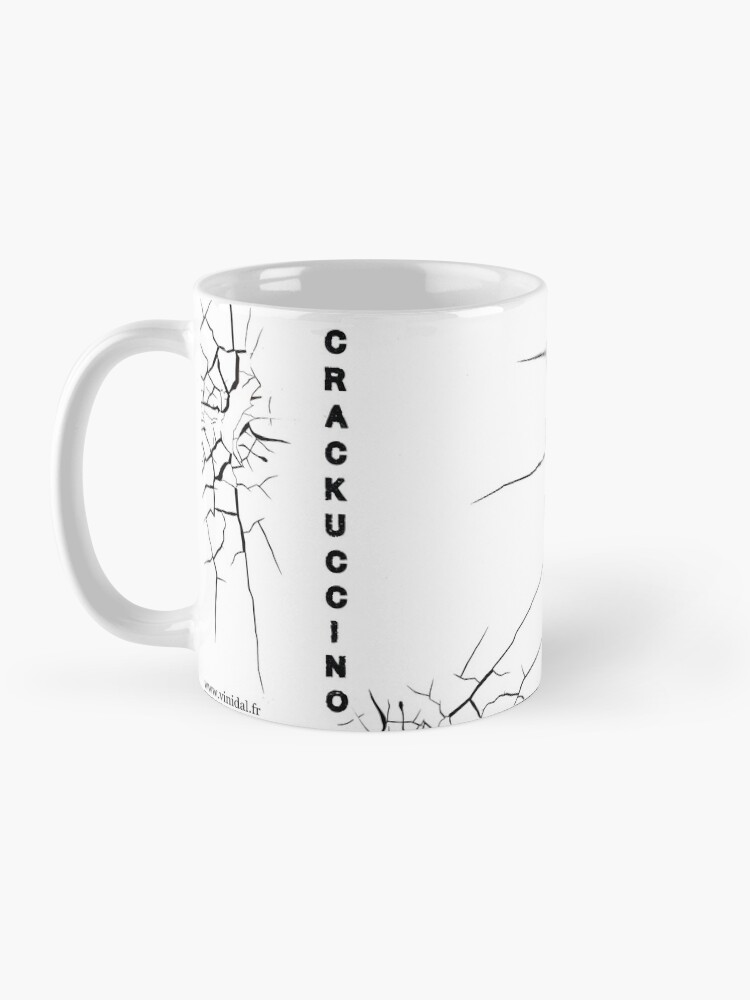 Aperçu 3 sur 6. Mug à café avec l'œuvre CRACKUCCINO créée et vendue par Vinidal.