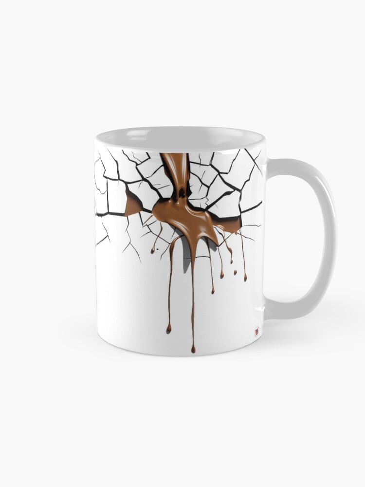 Aperçu 5 sur 6. Mug à café avec l'œuvre CRACKUCCINO créée et vendue par Vinidal.