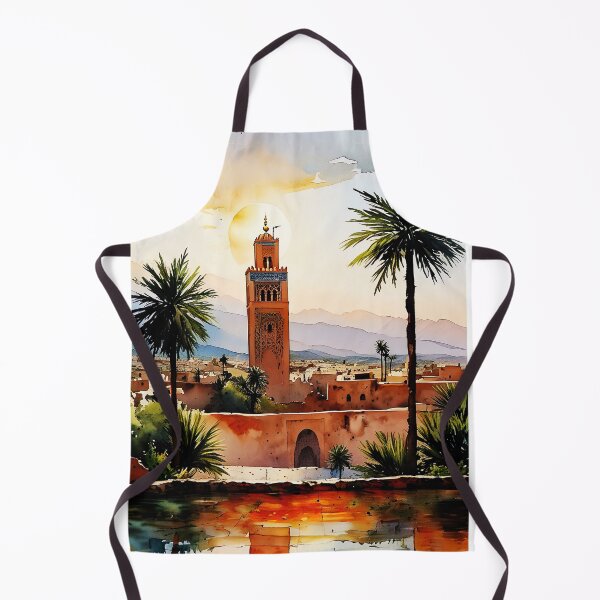 Item preview, Golden Marrakech: A Watercolor Masterpiece of Timeless Beauty designed and sold by ArteeInnovation.