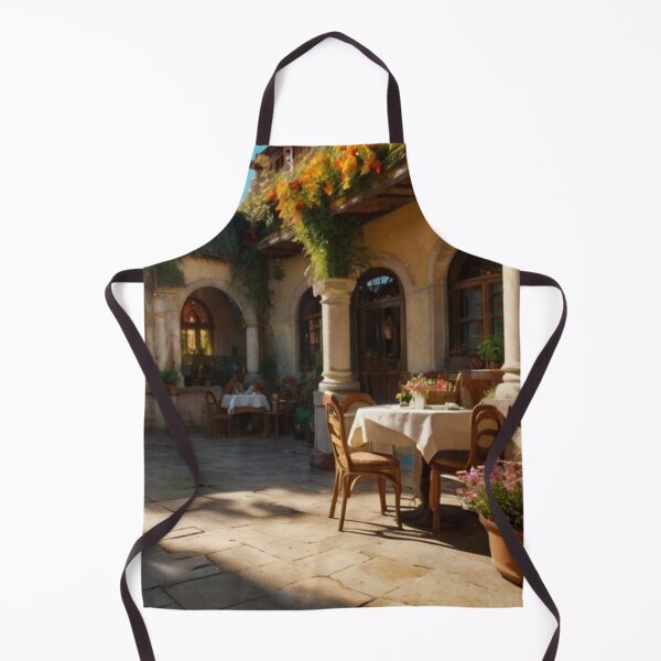Item preview, Italian Coffee Shop Among Blossoms designed and sold by BlareBlare.