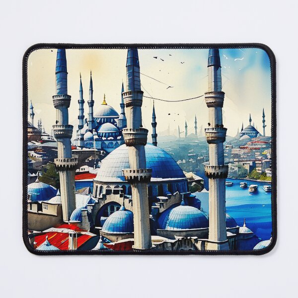 Item preview, Enchanting Istanbul: A Watercolor Journey Through Iconic Landmarks designed and sold by ArteeInnovation.