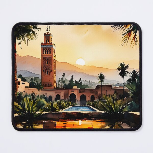 Item preview, Golden Marrakech: A Watercolor Masterpiece of Timeless Beauty designed and sold by ArteeInnovation.