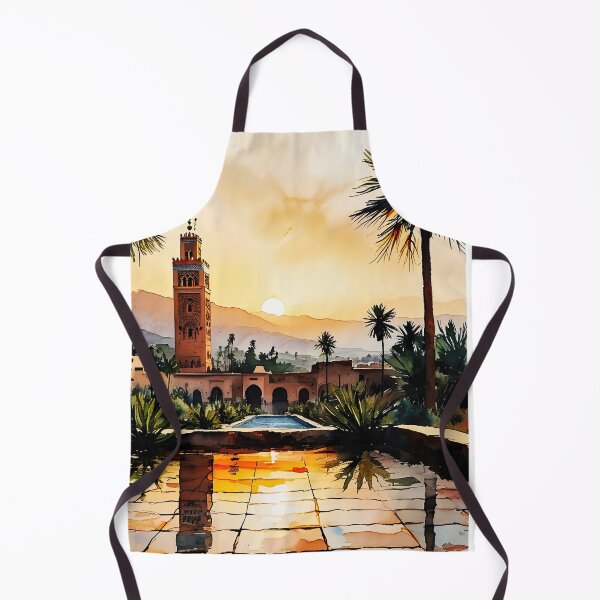 Item preview, Golden Marrakech: A Watercolor Masterpiece of Timeless Beauty designed and sold by ArteeInnovation.