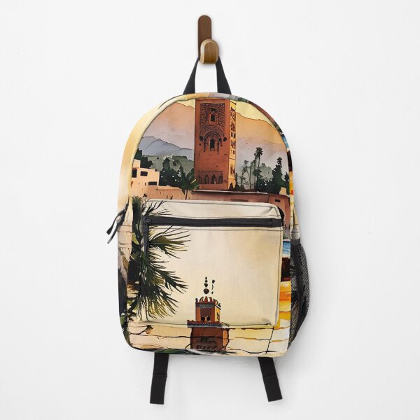 Item preview, Golden Marrakech: A Watercolor Masterpiece of Timeless Beauty designed and sold by ArteeInnovation.