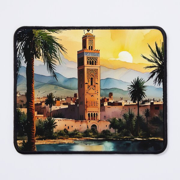 Item preview, Golden Marrakech: A Watercolor Masterpiece of Timeless Beauty designed and sold by ArteeInnovation.