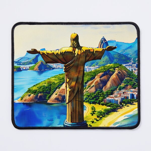 Item preview, Rio de Janeiro: A Watercolor Tribute to Iconic Landmarks and Natural Beauty designed and sold by ArteeInnovation.