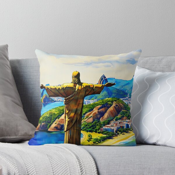 Item preview, Rio de Janeiro: A Watercolor Tribute to Iconic Landmarks and Natural Beauty designed and sold by ArteeInnovation.