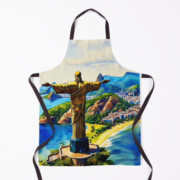 Item preview, Rio de Janeiro: A Watercolor Tribute to Iconic Landmarks and Natural Beauty designed and sold by ArteeInnovation.