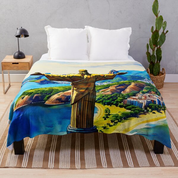 Item preview, Rio de Janeiro: A Watercolor Tribute to Iconic Landmarks and Natural Beauty designed and sold by ArteeInnovation.
