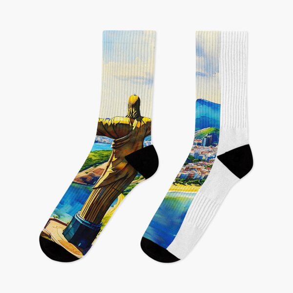 Item preview, Rio de Janeiro: A Watercolor Tribute to Iconic Landmarks and Natural Beauty designed and sold by ArteeInnovation.