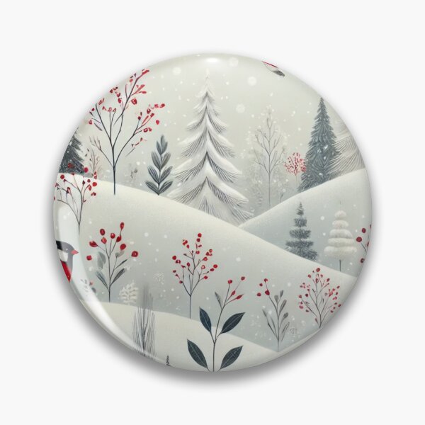 Item preview, Red cardinal in winter designed and sold by ValerieStOnge.