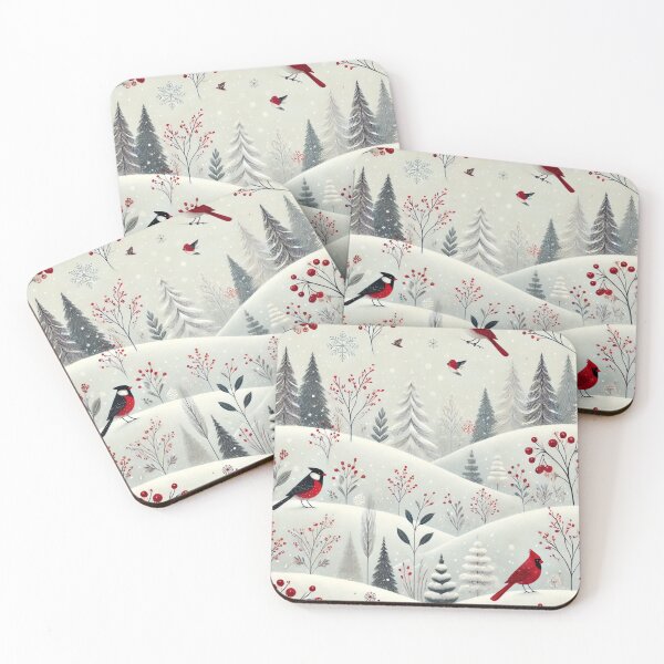 Item preview, Red cardinal in winter designed and sold by ValerieStOnge.
