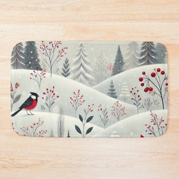 Item preview, Red cardinal in winter designed and sold by ValerieStOnge.