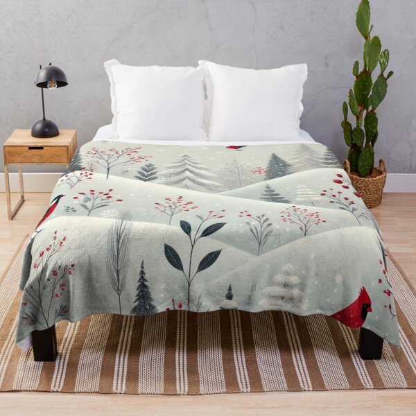 Item preview, Red cardinal in winter designed and sold by ValerieStOnge.