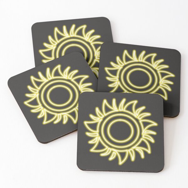Item preview, Black contrast sun design and neon effect #5 designed and sold by PEB-creative24.