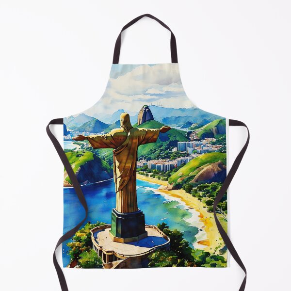 Item preview, Rio de Janeiro: A Watercolor Tribute to Iconic Landmarks and Natural Beauty designed and sold by ArteeInnovation.