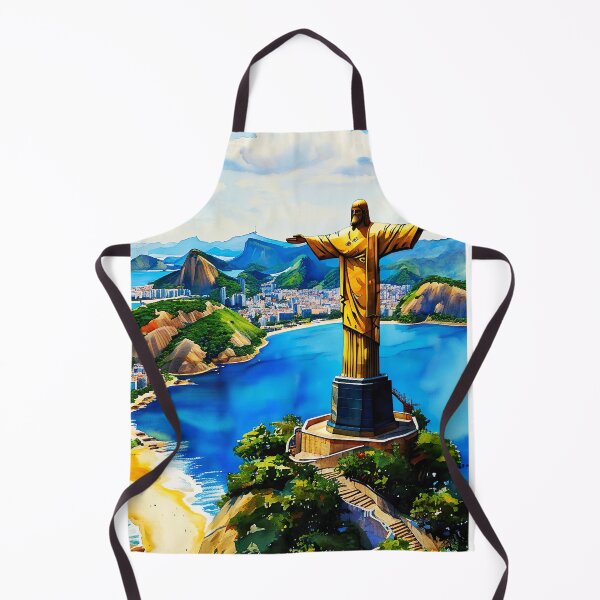Item preview, Rio de Janeiro: A Watercolor Tribute to Iconic Landmarks and Natural Beauty designed and sold by ArteeInnovation.