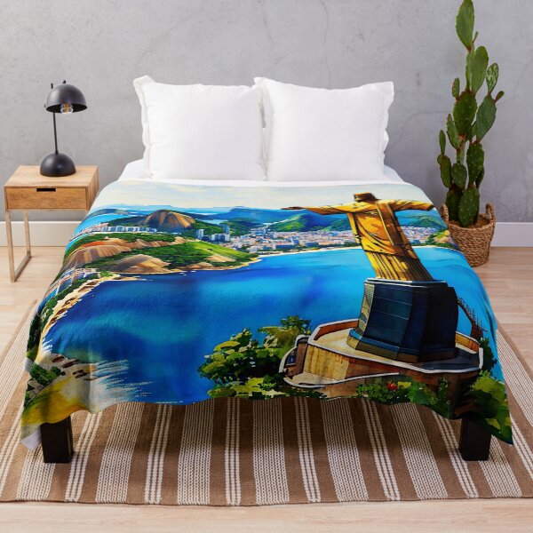 Item preview, Rio de Janeiro: A Watercolor Tribute to Iconic Landmarks and Natural Beauty designed and sold by ArteeInnovation.