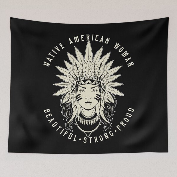 Item preview, Native American Woman Beautiful Strong Proud designed and sold by PNGShop.