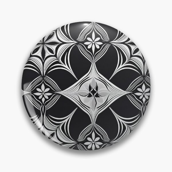 Item preview, A stylish monochromatic Gothic pattern design. designed and sold by HEMRO.