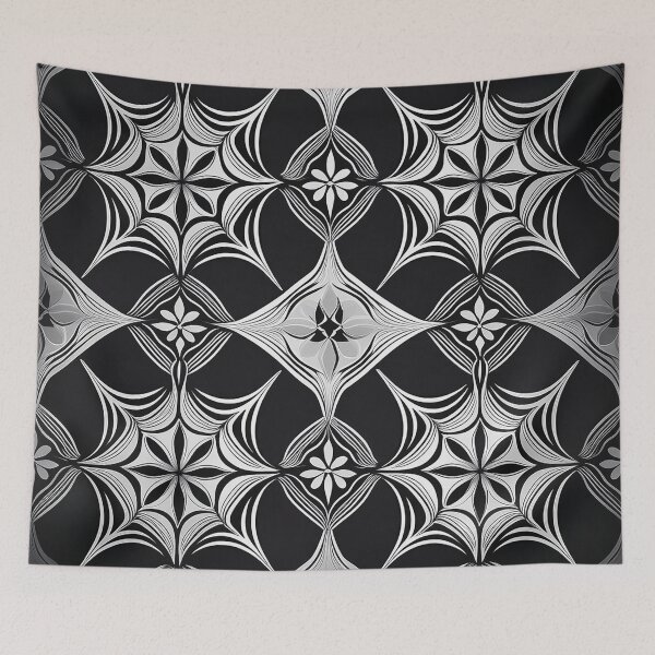 Item preview, A stylish monochromatic Gothic pattern design. designed and sold by HEMRO.