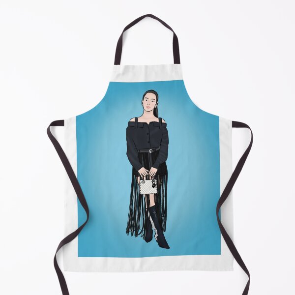 Aperçu de l'œuvre Kim Jisoo à la Fashion Week de Paris 2024 créée et vendue par ArtRaftPro.