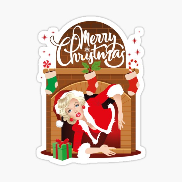 Item preview, Marilyn Santa designed and sold by AleMogolloArt.