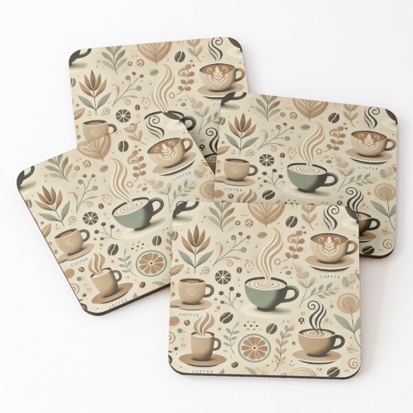 Item preview, Soft cream and brown hot cocoa theme designed and sold by ValerieStOnge.