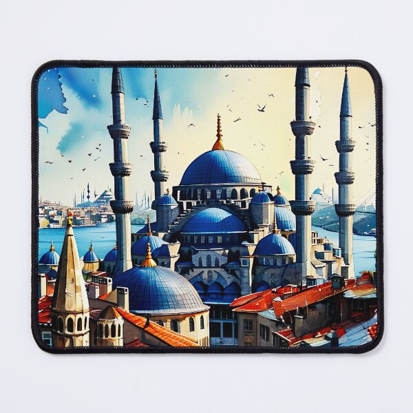 Item preview, Enchanting Istanbul: A Watercolor Journey Through Iconic Landmarks designed and sold by ArteeInnovation.