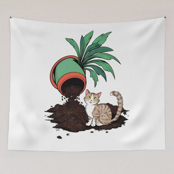 Item preview, Mischief Managed: Cat’s Pottery Play designed and sold by ART ATTACK ZONE.