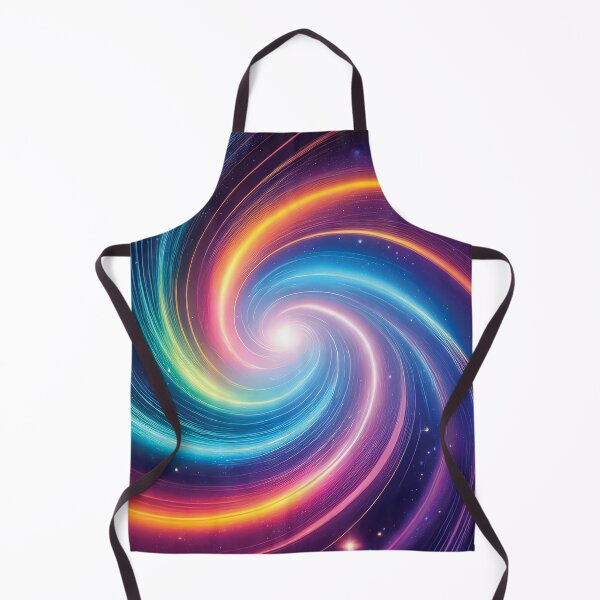Item preview, Bright, neon-colored galaxies with graphic stars and swirling space dust design. designed and sold by HEMRO.