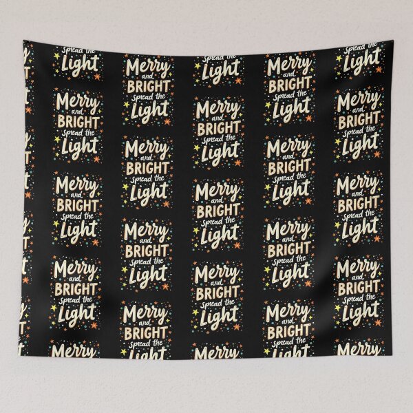 Item preview, Merry and Bright Spread the Light designed and sold by Taans-Creation.