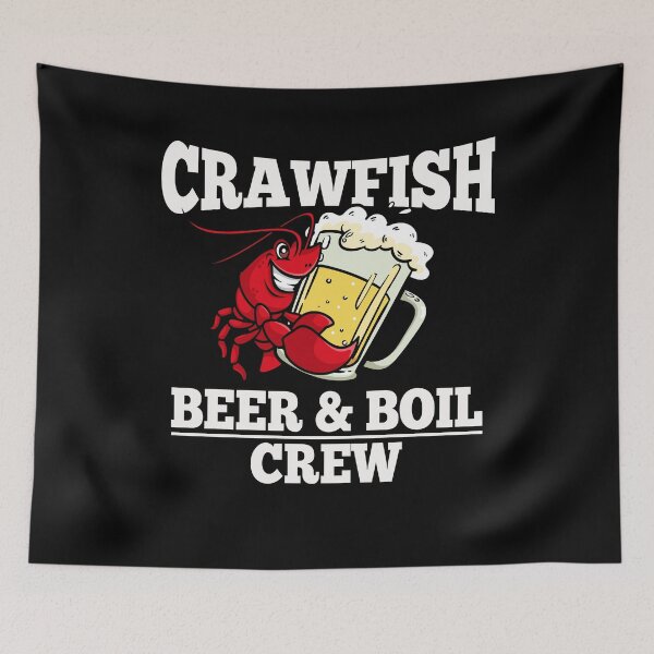 Item preview, Crawfish Beer And Boil Crew Crawfish Design designed and sold by PNGShop.