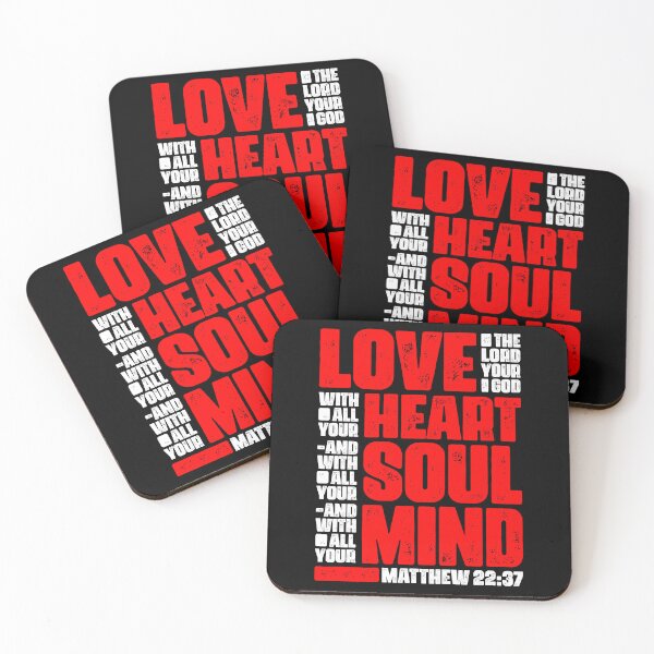 Item preview, Matthew 22:37 Love The Lord Your God With All Your Heart designed and sold by plushism.