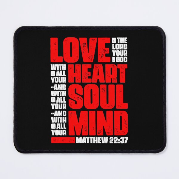 Item preview, Matthew 22:37 Love The Lord Your God With All Your Heart designed and sold by plushism.