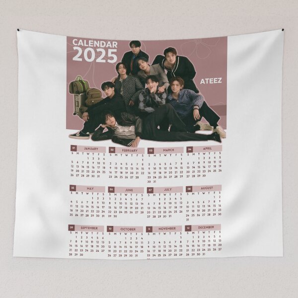 Item preview, Calendar 2025 ATEEZ designed and sold by jaofnn.