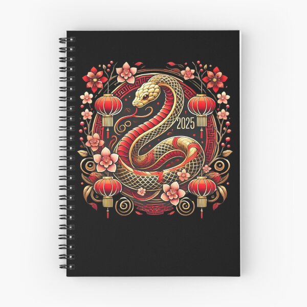 Item preview, 2025 Year of the Snake Chinese New Year Zodiac Art designed and sold by BunBuntheDog-.
