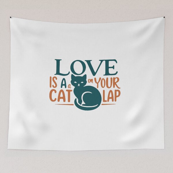 Item preview, Love is a cat on your lap designed and sold by 2gather1ness.