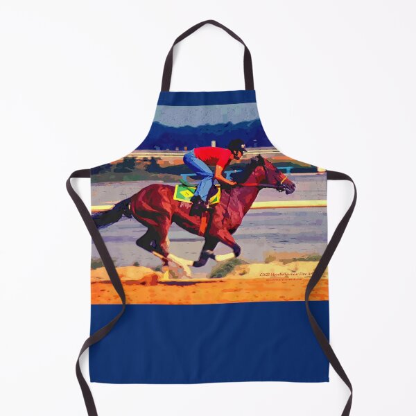 Item preview, MY DAD"S PAID TO RIDE RACEHORSES C2023 Steve Yellowbear Fine Art designed and sold by SteveYellowbear.