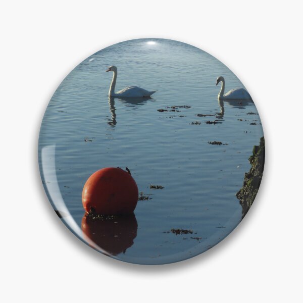 Item preview, Two Swans By The Riverbank designed and sold by wiggyofipswich.