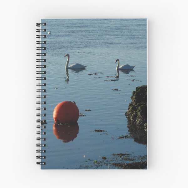 Item preview, Two Swans By The Riverbank designed and sold by wiggyofipswich.