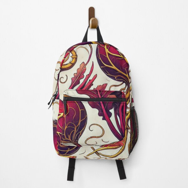 Item preview, Vibrant Beetroot Radish Pattern Illustration with Intricate Details designed and sold by Negative Vibes Only.