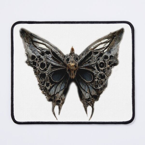 Item preview, Steampunk Butterfly Skull Grey designed and sold by Ktpier.